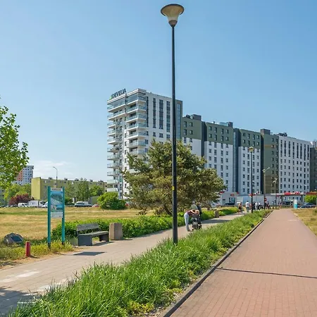 Seaside Baltea Park Seaside & Free Parking By Downtown Apartments Danzica Esterno foto